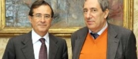 Giovanni Melis Rettore dell’Università di Cagliari - Attilio Mastino Rettore dell’Università di Sassari