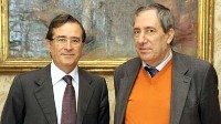 Giovanni Melis Rettore dell’Università di Cagliari - Attilio Mastino Rettore dell’Università di Sassari